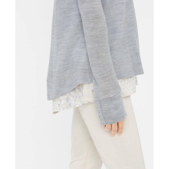 NWT White House Black Market Cowl Neck Thin Knit Sweater Sz S Top WHBM Tunic NEW - Picture 2 of 3